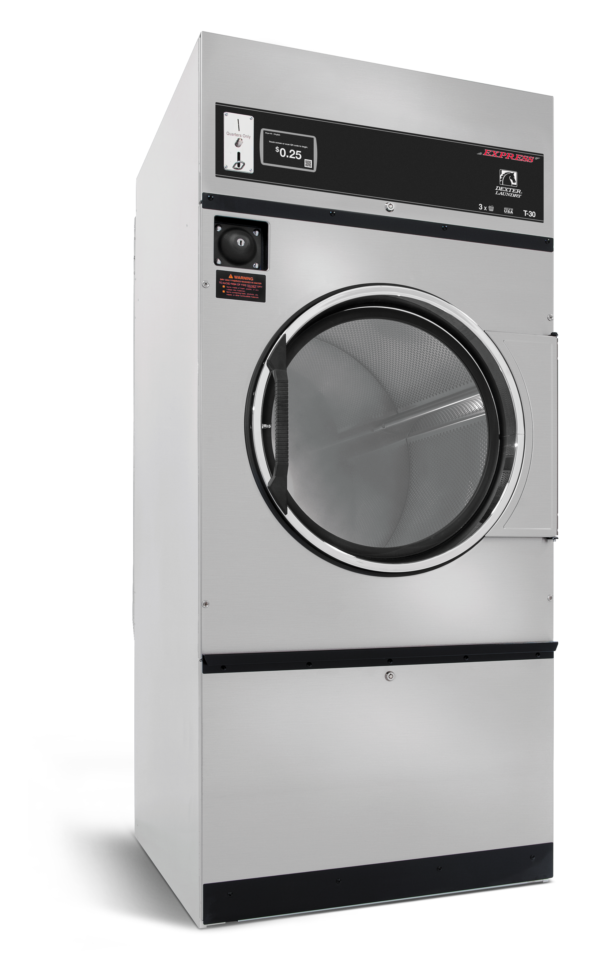 DEXTER X SERIES DRYER - 30LB T30 - Onward Laundry