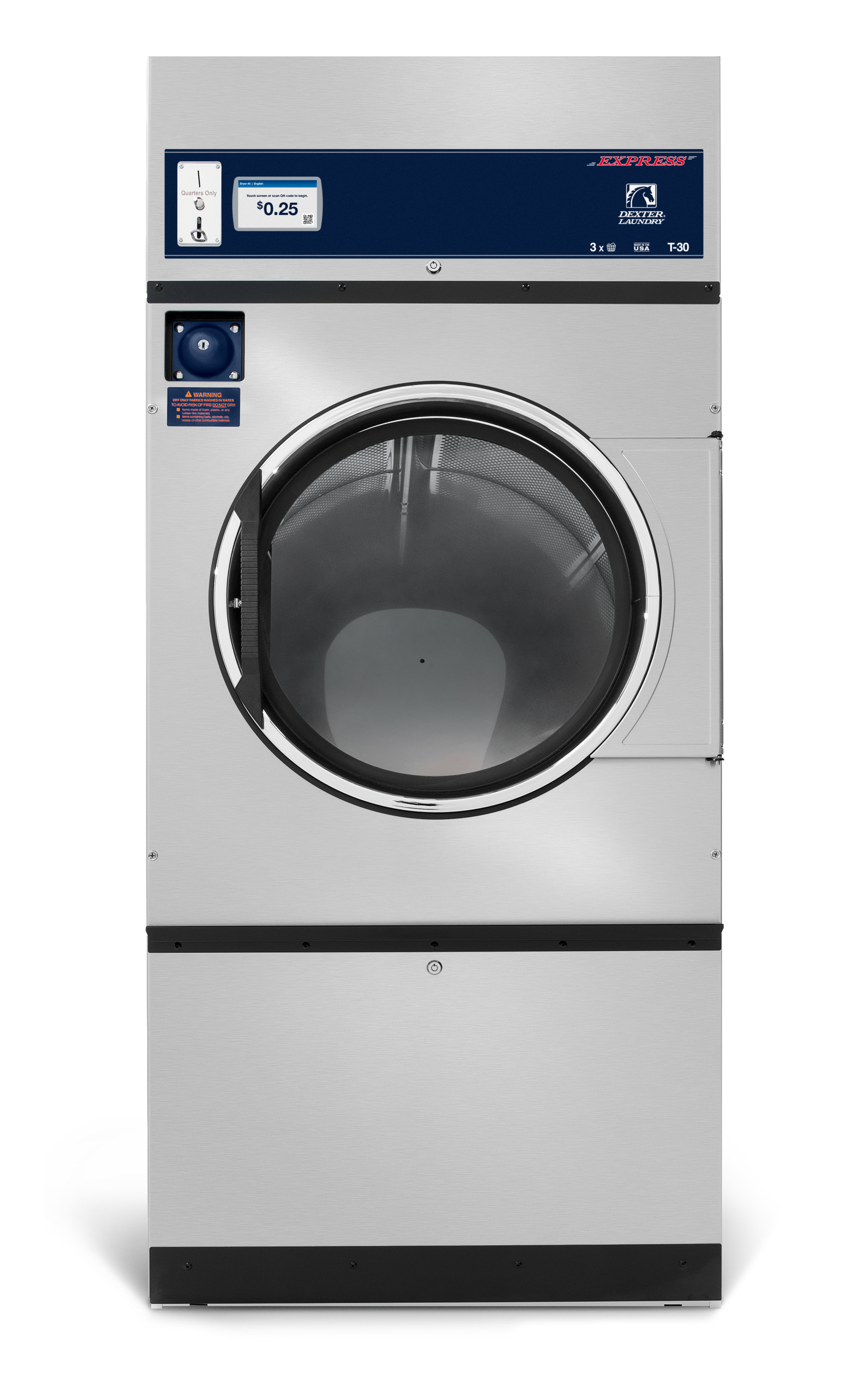 DEXTER X SERIES DRYER - 30LB T30 - Onward Laundry
