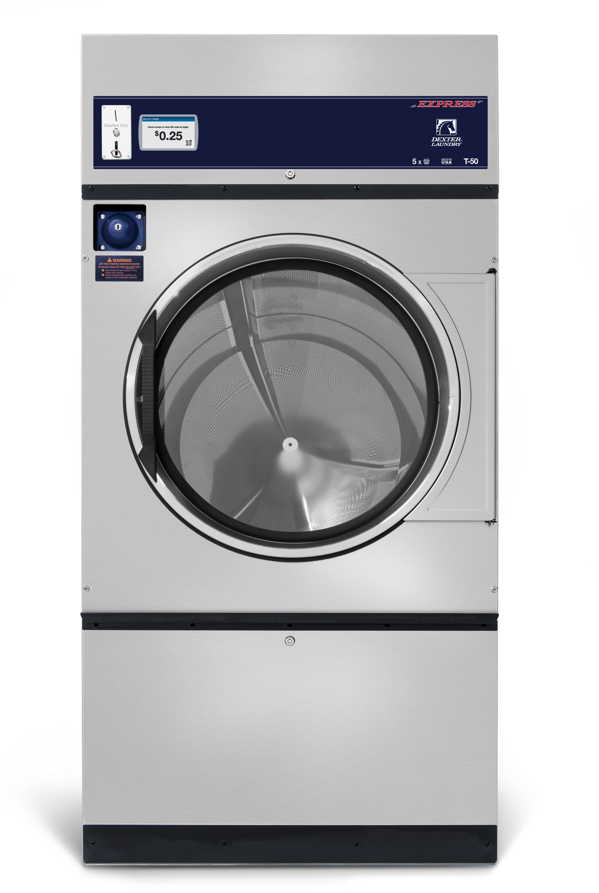 DEXTER X SERIES DRYER - 50LB T50 - Onward Laundry