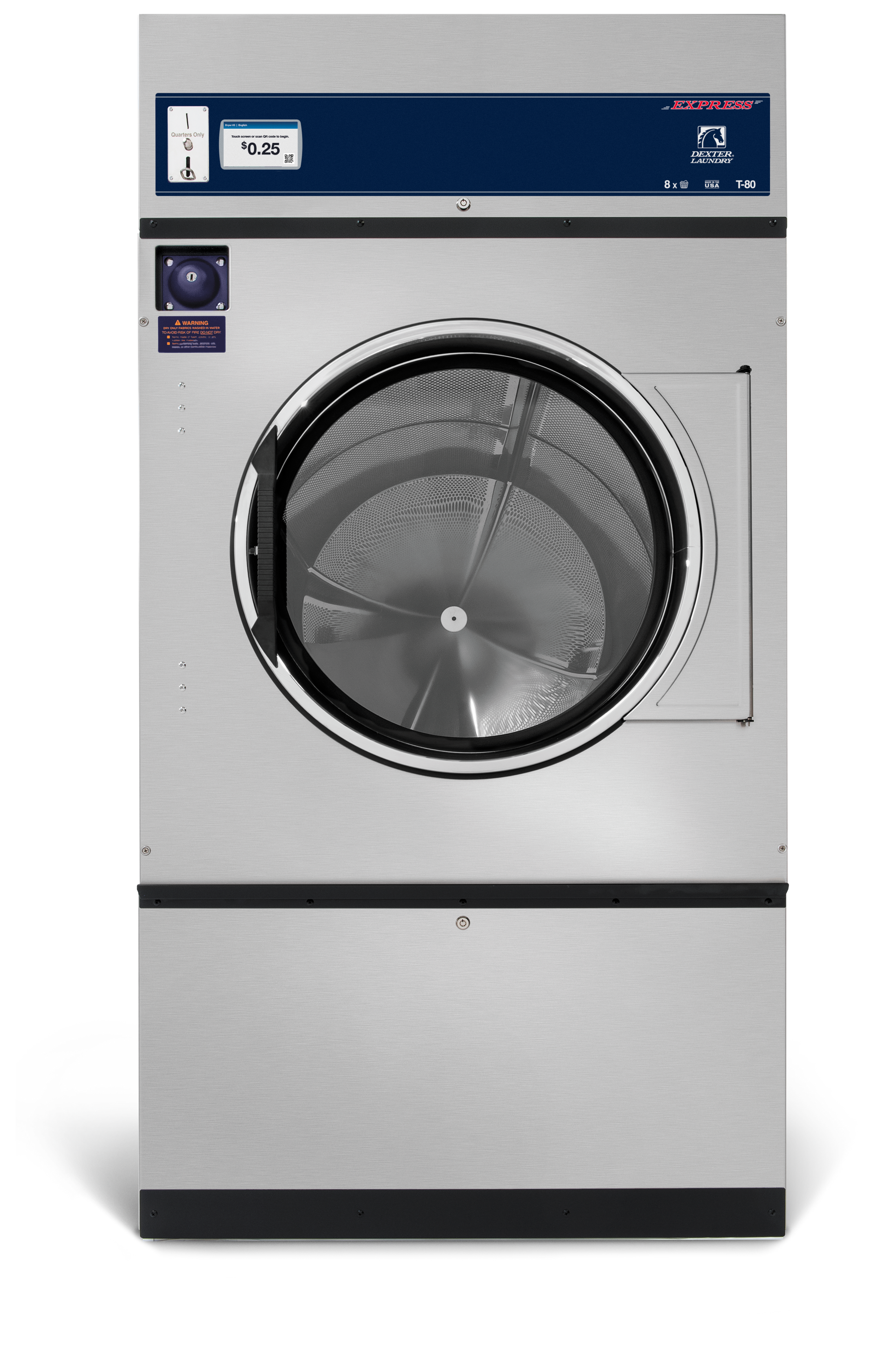 Dexter X Series 80LB Dryer | Onward Laundry Dexter X Series 80LB Dryer | Onward Laundry