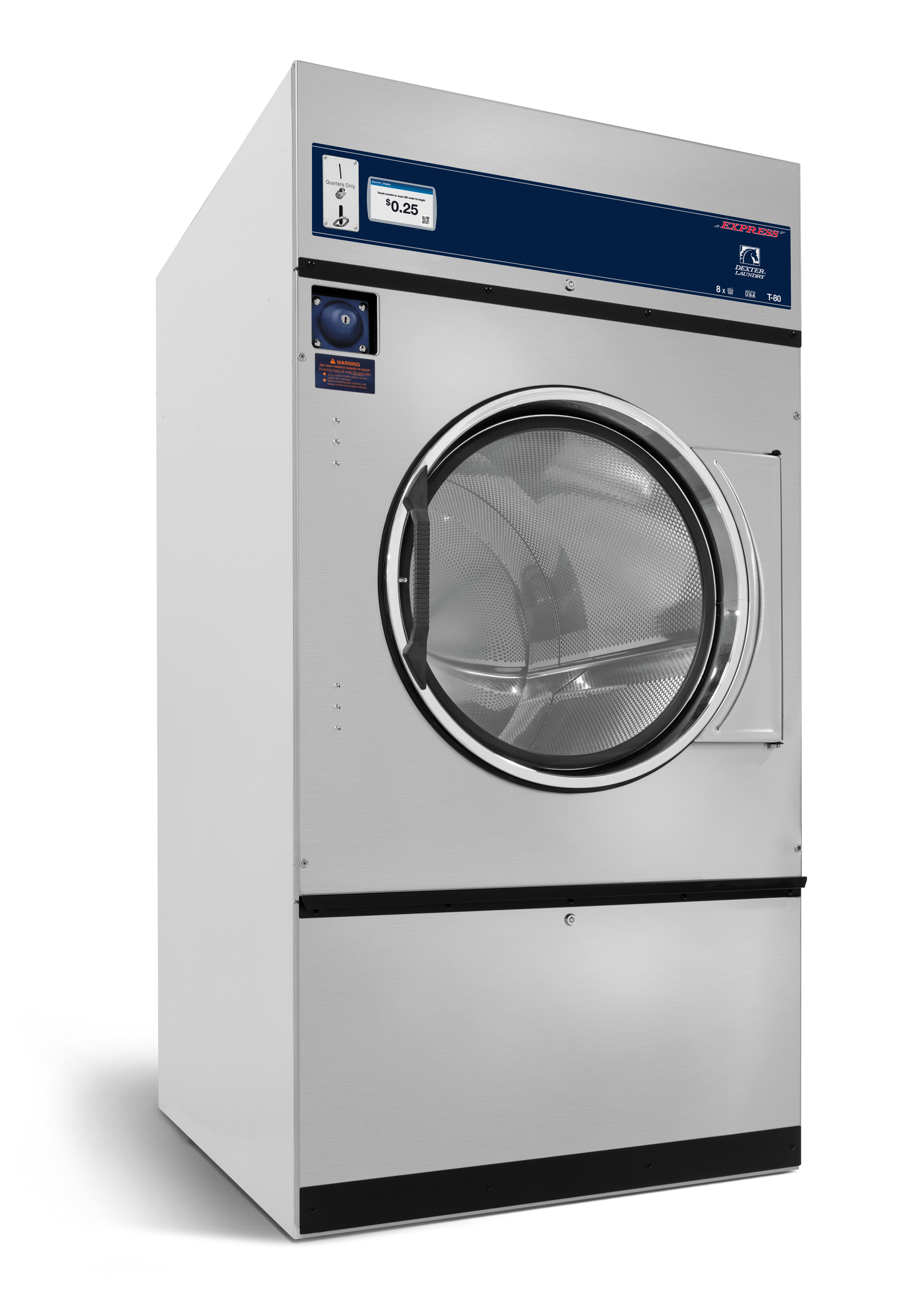 DEXTER X SERIES DRYER - 80LB T80 - Onward Laundry