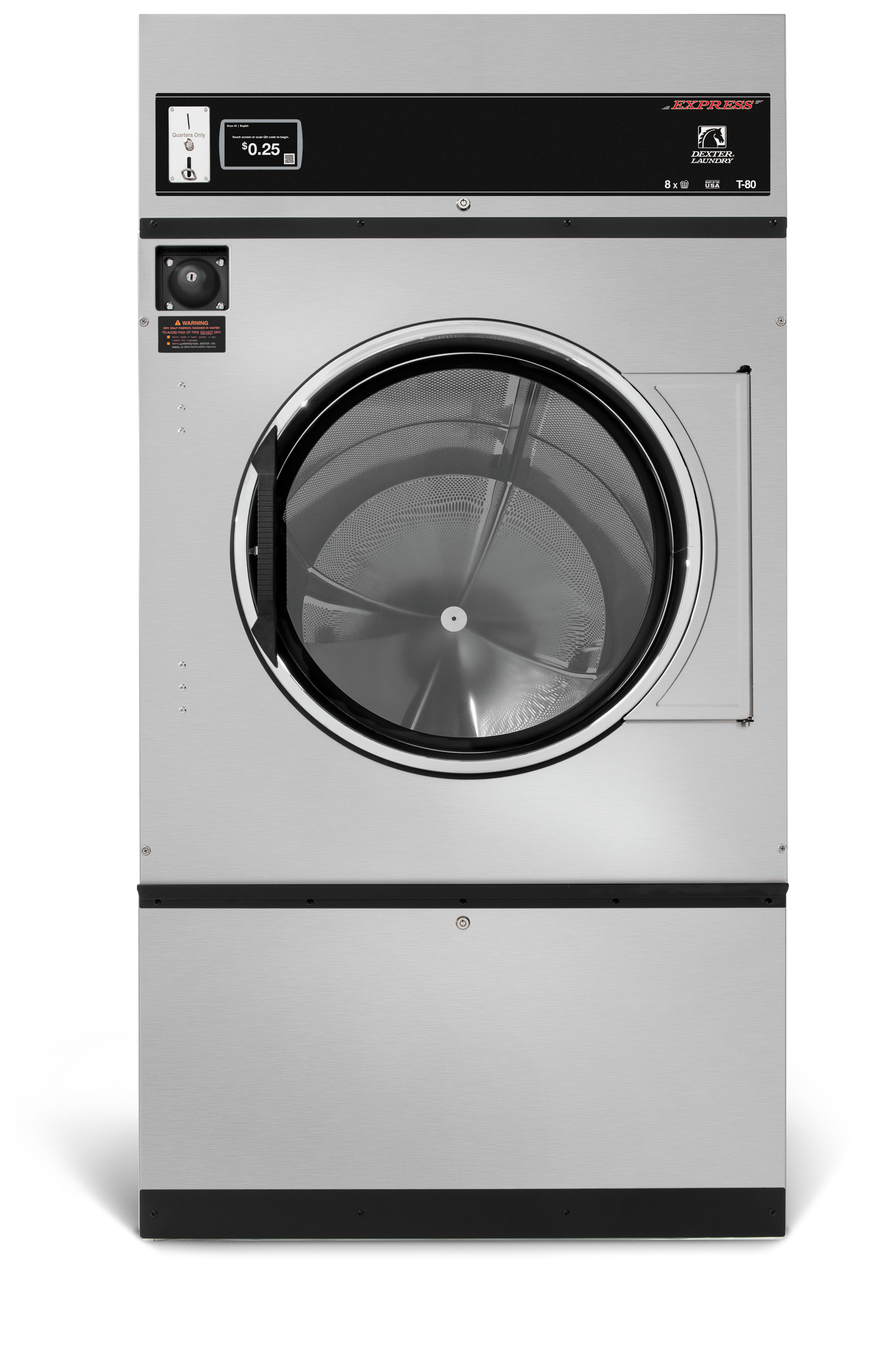 DEXTER X SERIES DRYER - 80LB T80 DEXTER X SERIES DRYER - 80LB T80