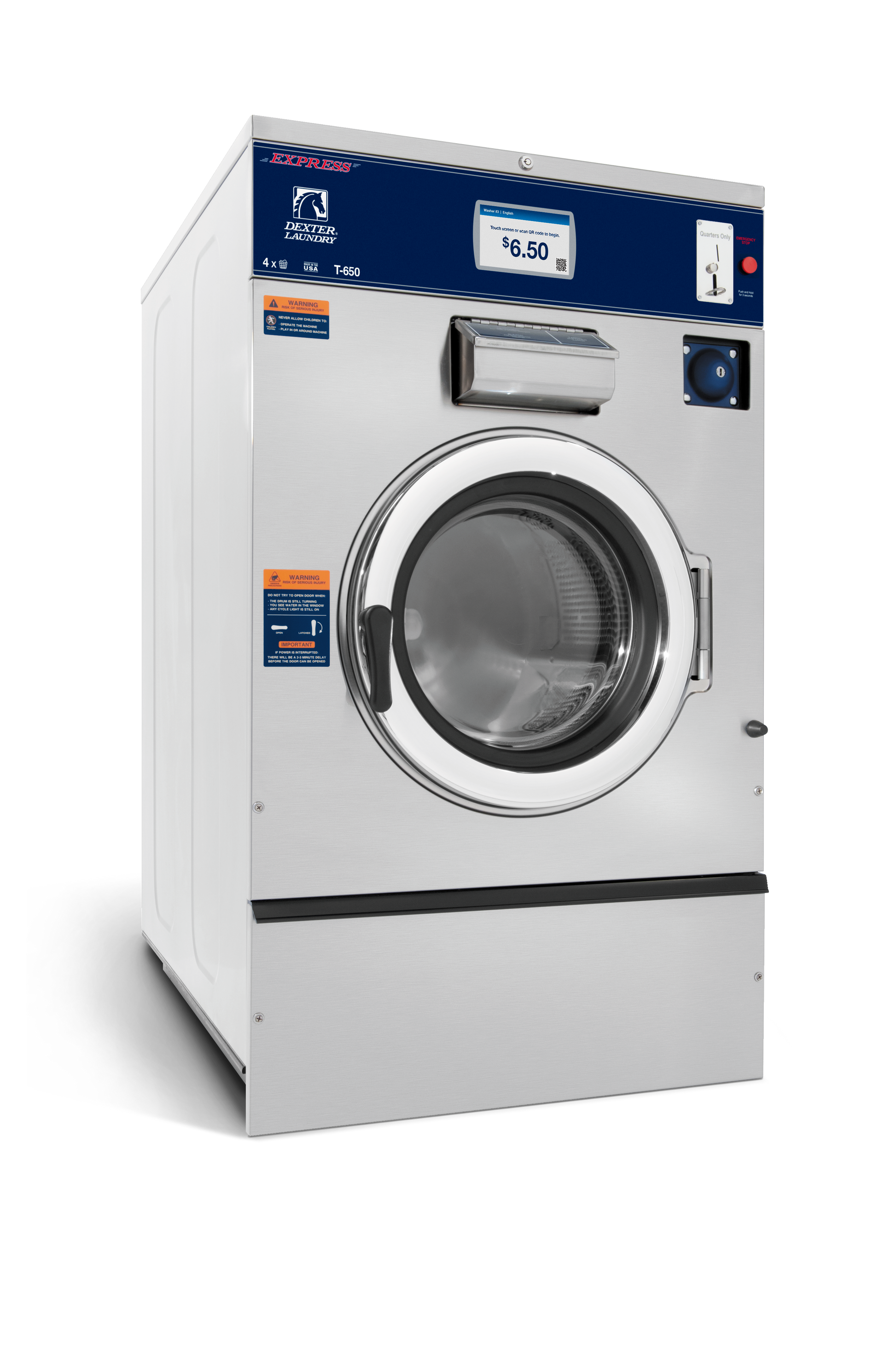DEXTER X SERIES WASHER - 40LB T‑650 DEXTER X SERIES WASHER - 40LB T‑650