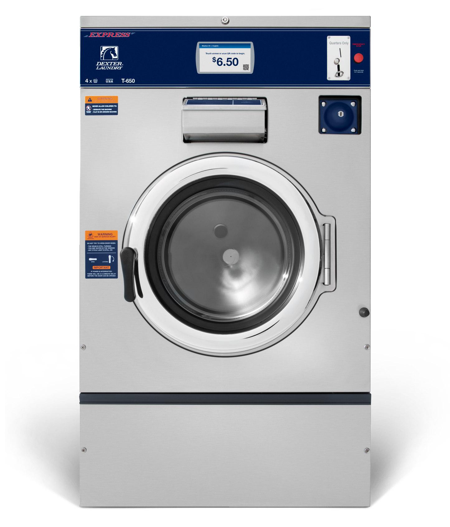 DEXTER X SERIES WASHER - 40LB T‑650 - Onward Laundry
