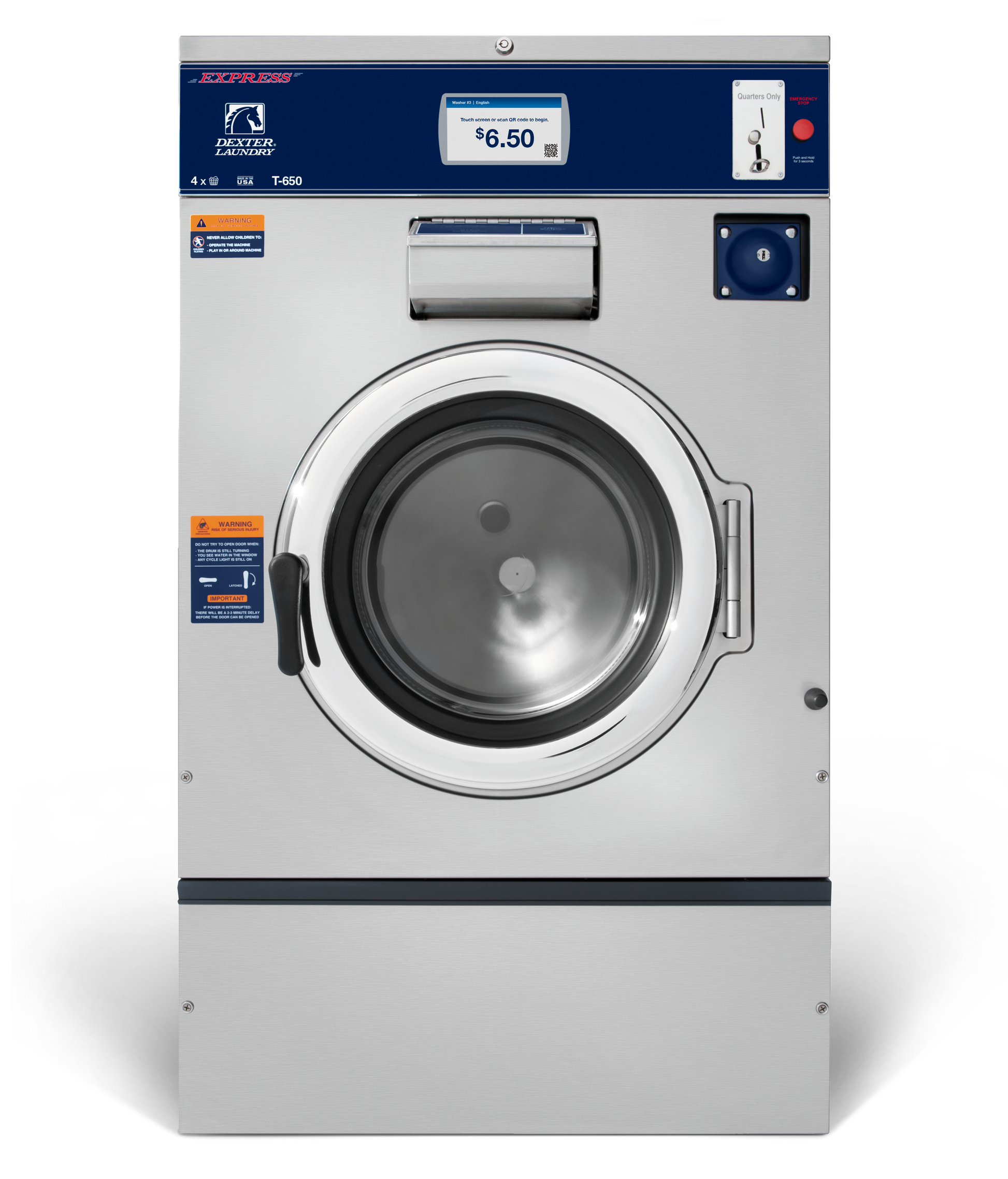 DEXTER X SERIES WASHER - 40LB T‑650 - Onward Laundry