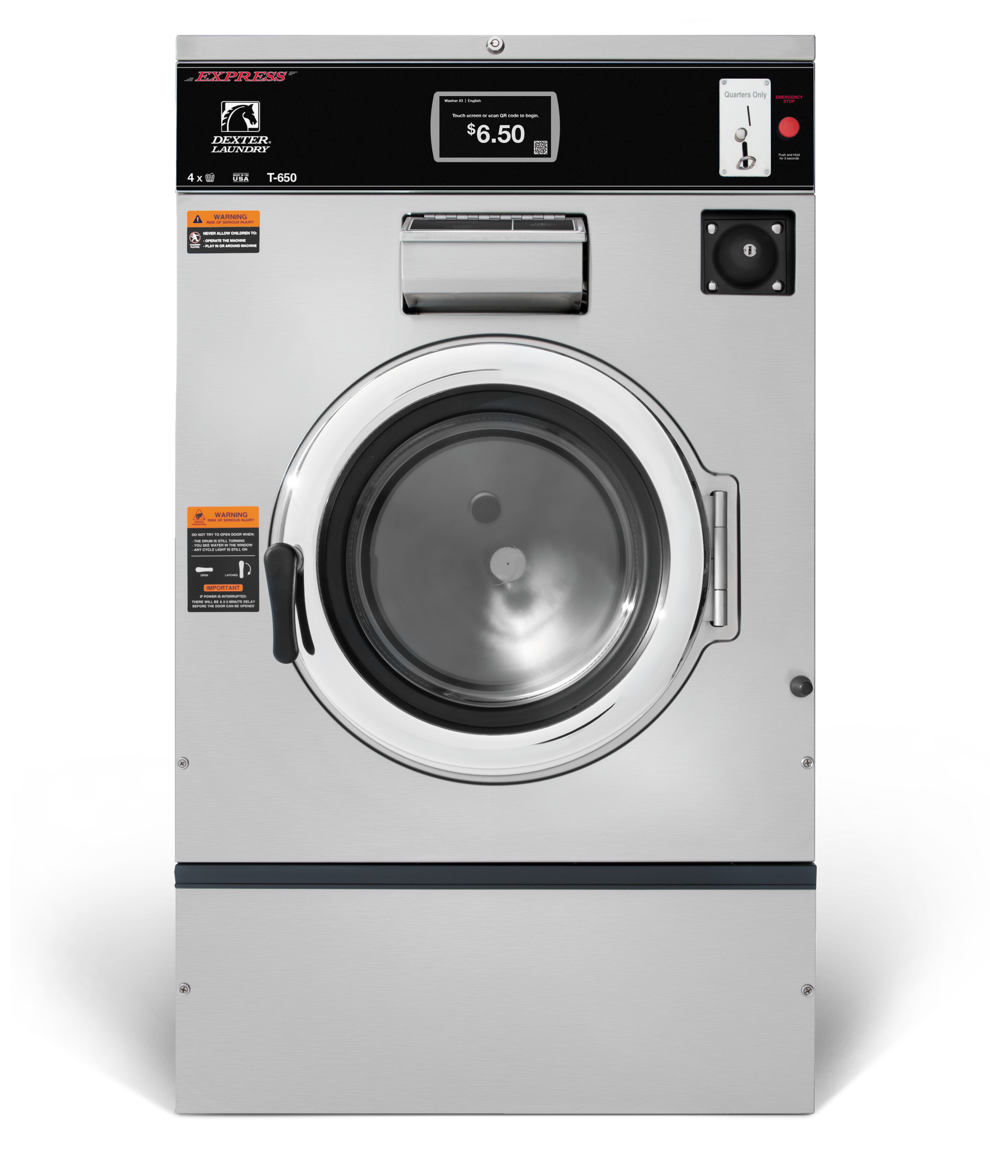 DEXTER X SERIES WASHER - 40LB T‑650 DEXTER X SERIES WASHER - 40LB T‑650