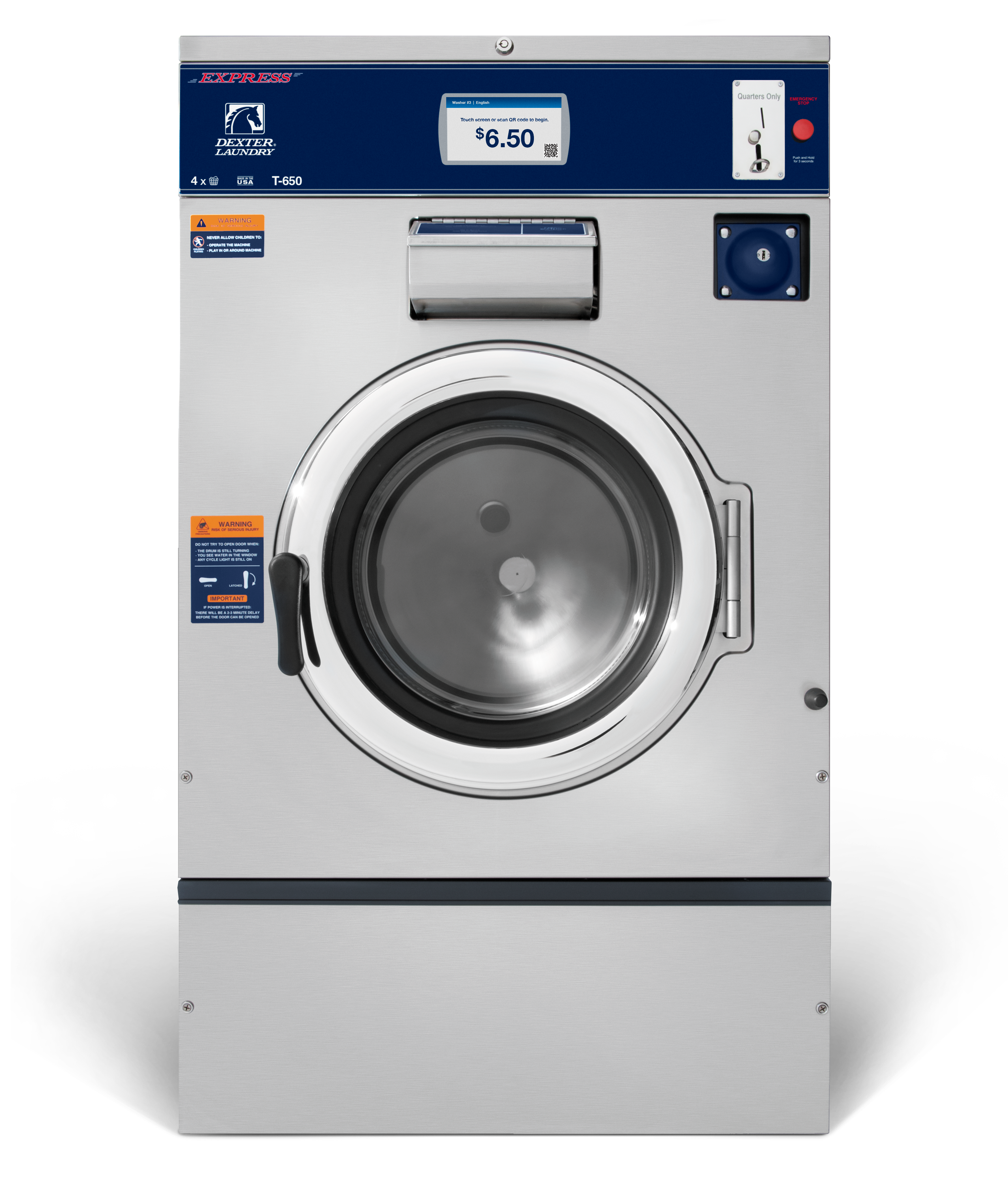 DEXTER X SERIES WASHER - 90LB T‑1450 - Onward Laundry
