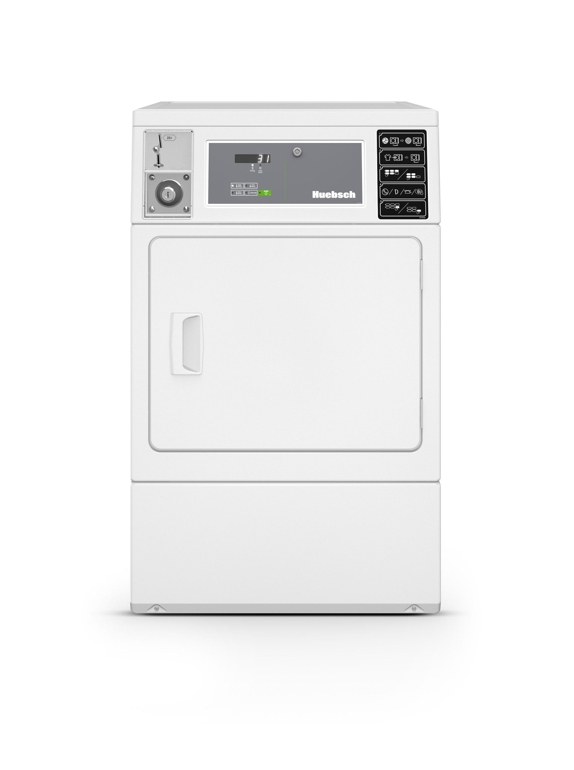 HUEBSCH COMMERCIAL FRONT CONTROL SINGLE DRYER - Onward Laundry