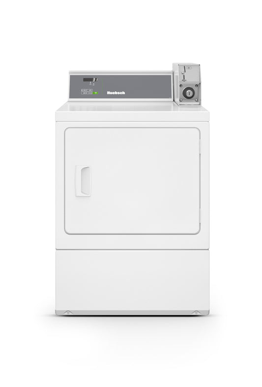 HUEBSCH COMMERCIAL REAR CONTROL SINGLE DRYER – COIN DROP - Onward Laundry
