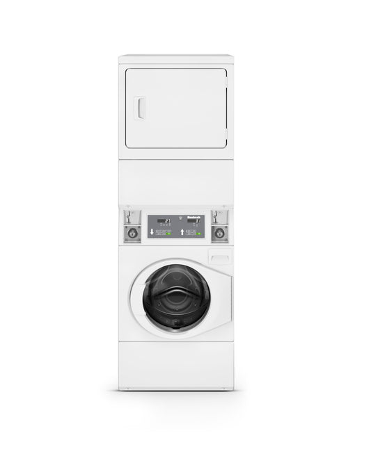 HUEBSCH COIN OPERATED STACK WASHER/DRYER - ELECTRONIC - Onward Laundry
