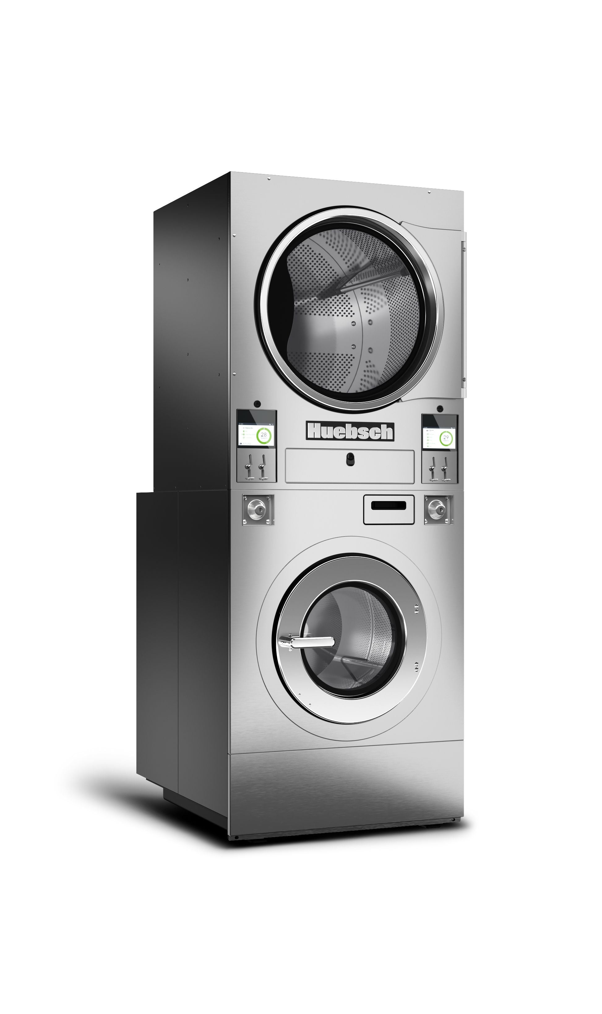 30LB GALAXY TOUCH STACKED WASHER-EXTRACTOR/TUMBLE DRYER - Onward Laundry