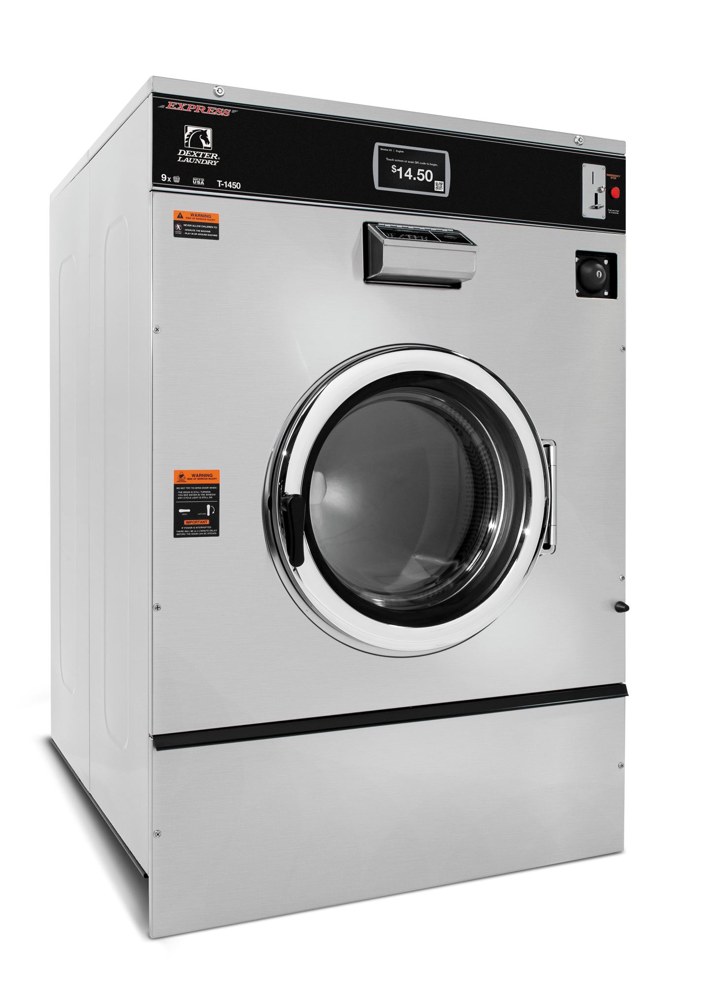 DEXTER X SERIES WASHER - 90LB T‑1450