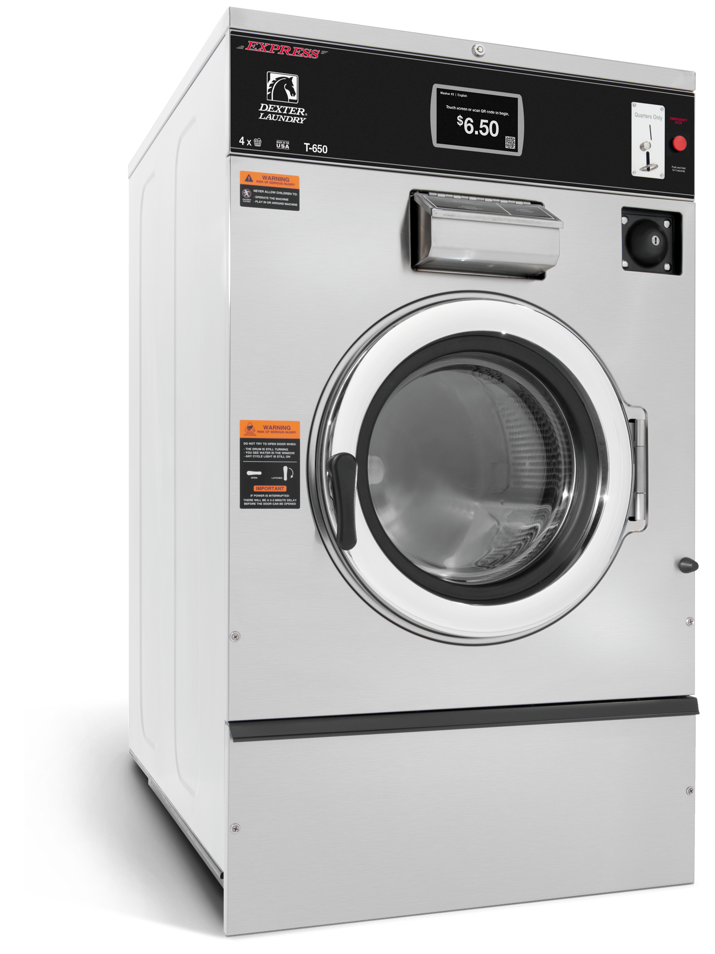 DEXTER X SERIES WASHER - 40LB T‑650