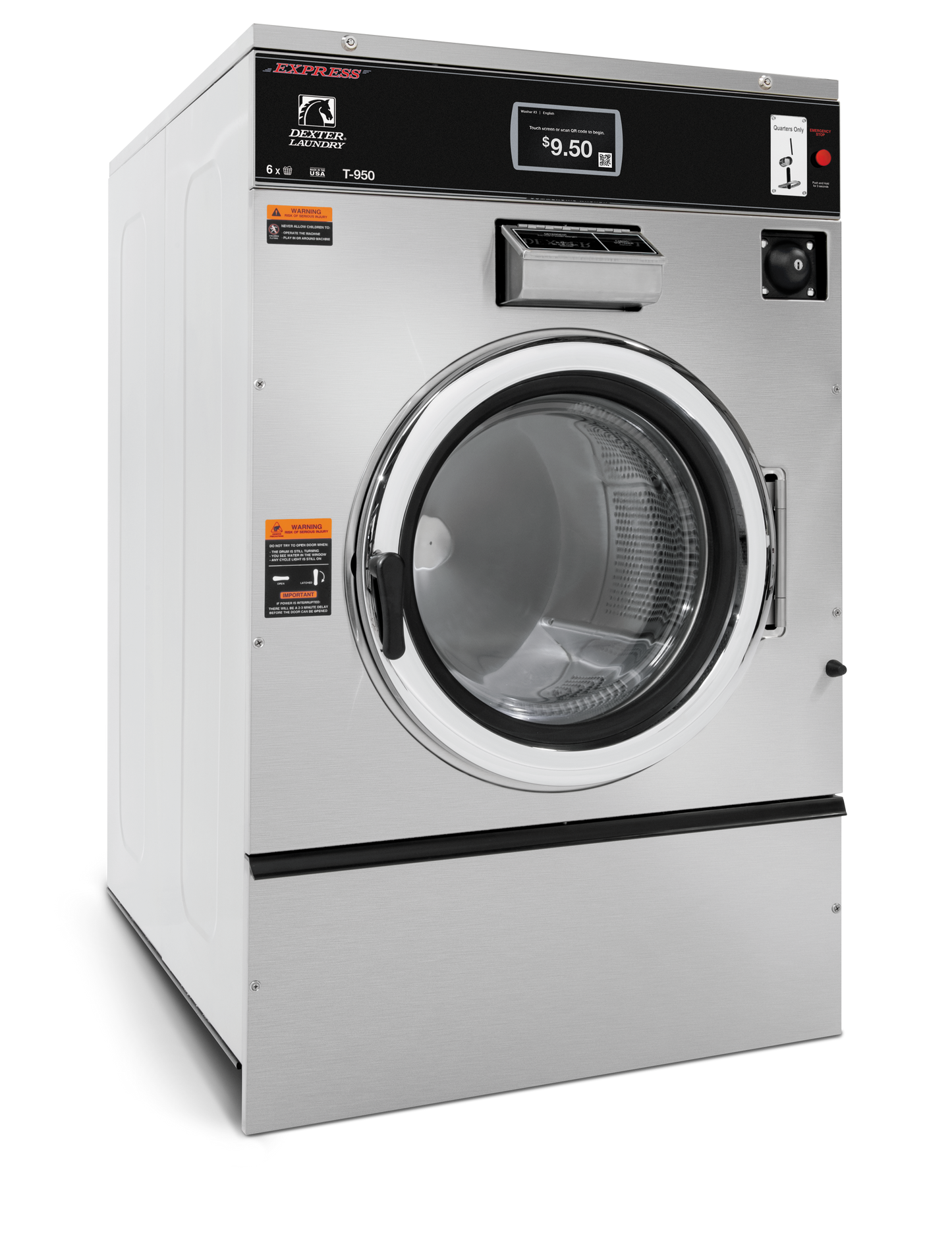 DEXTER X SERIES WASHER - 60LB T‑950